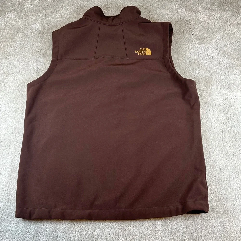 The North Face Apex Bionic Vest Mens Medium Brown WindWall Softshell NF0A2TBC